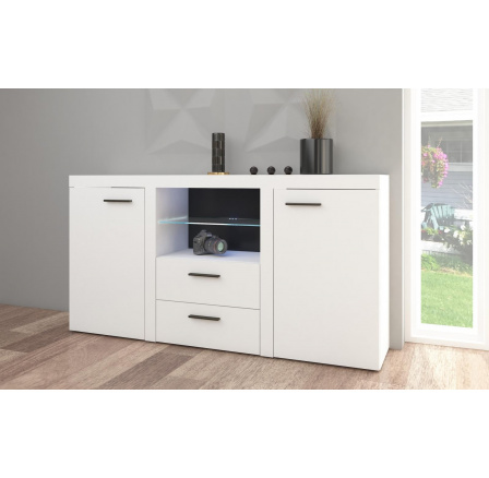 Komoda RIZO 2D2S, Bílá Komoda RIZO 2D2S, Bílá