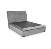 Postel s úložným prostorem CONTINENTAL 2, Šedý Velvet