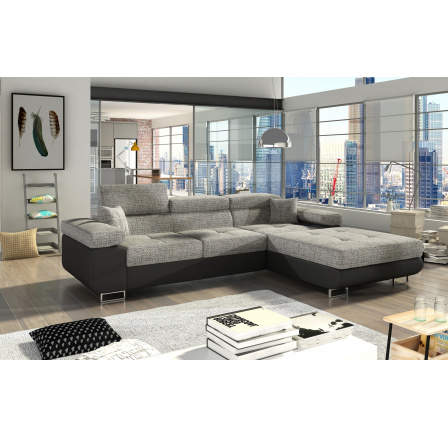 Rohová sedací souprava ARMANDO, Berlin 01/Soft 11 Pravá