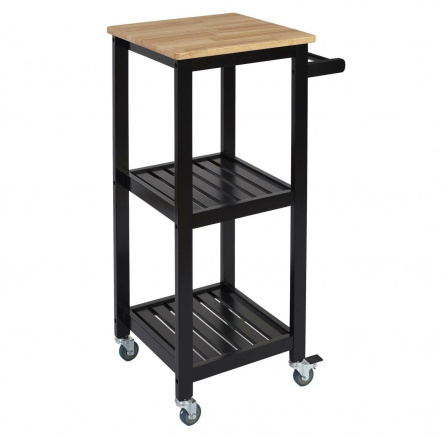 Skříňka/ vozík Bish černý