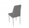 Jídelní židle, šedá, látka, DCL-379 GREY2