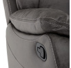 Polohovací křeslo, šedá, látka vintage, TV-4092 GREY3