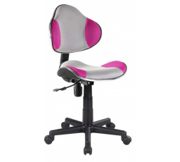 QZY-G2B Otočná židle růžovo/šedá FB9-FX