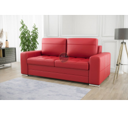 Sofa VERONA II 170 cm přírodní kůže - červená kůže