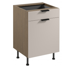 Dolní skřínka SORENTO D60S1 (P/L) - Baltic Storm/Béžová