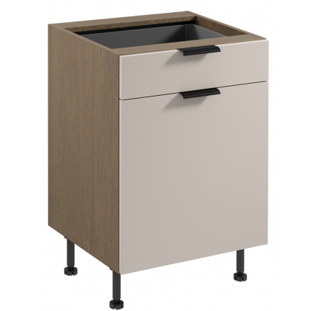 Dolní skřínka SORENTO D60S1 (P/L) - Baltic Storm/Béžová