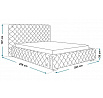 Postel B15 R 180x200, Kronos 12