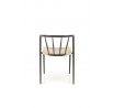 Jídelní židle K515, Přírodní/Černá
