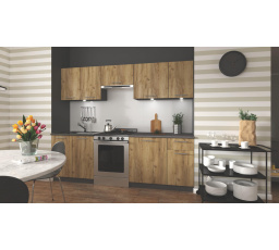 Kuchyňská linka DARIA 240, Antracit/Dub Craft
