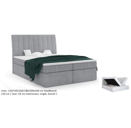 Kontinentální postel Aron 160x200