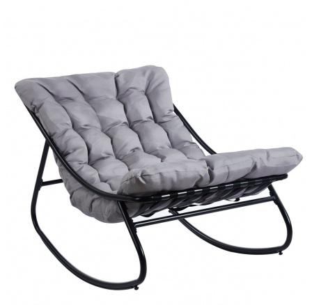 PŘEDPRODEJ -15% do 20.10 ! Houpací křeslo šedé FR14-FXJG