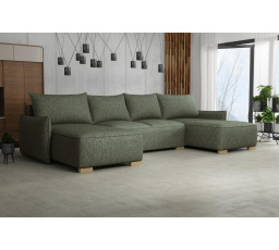 Sedací souprava Forest U zelená