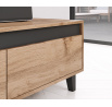 Tv komoda NORD, oak wotan/antracyt