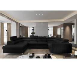 Rohová sedací souprava ve tvaru U LOUIS, Softis 11 Levá