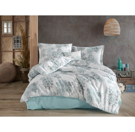 Saténový povlak na polštář Rosalina mint 45x60