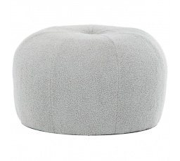 Taburet, šedá, látka bouclé, AK-307 GREY2