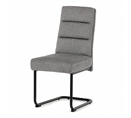Jídelní židle, šedá, látka, DCL-P3107 SIL2