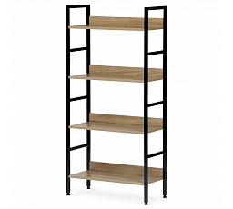 Regál, mdf, hnědá, GD-314 OAK