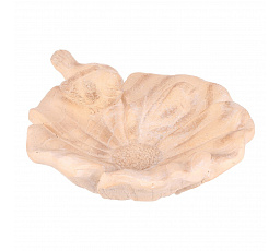 Krmítko/pítko - magnesium, květ s ptáčkem, imitace dřeva