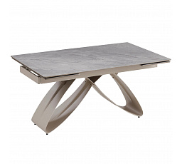 Stůl LUIGI Keramický Rozkládací 160-240 cm Šedý Mramor/Kašmír