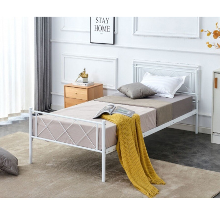 Postel Bart 200x90 JG Bílá Postel Bart 200x90 JG Bílá