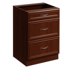 Kuchyňská dolní skříňka SYCYLIA D60S3, Ořech Milano