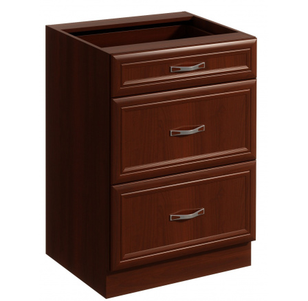 Kuchyňská dolní skříňka SYCYLIA D60S3, Ořech Milano