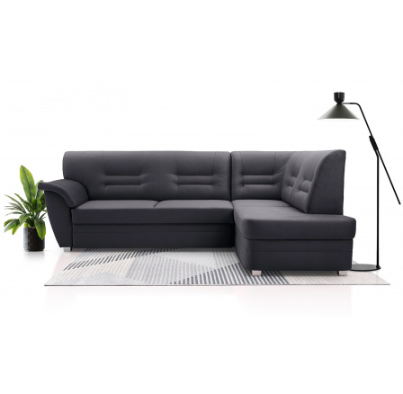 Rohová sedací souprava P Dornia tmavě šedá Rohová sedací souprava P Dornia tmavě šedá