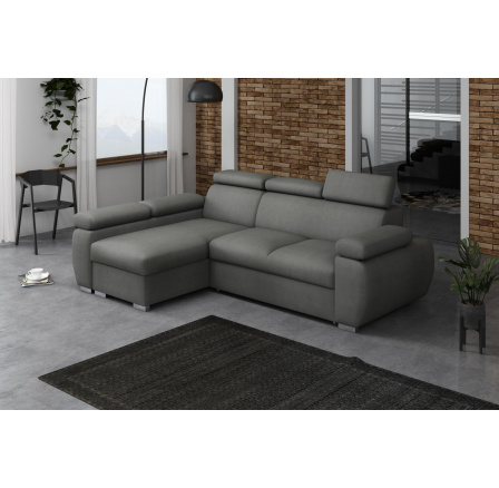 Rohová sedací soustava Bodie levá šedá Rohová sedací soustava Bodie levá šedá