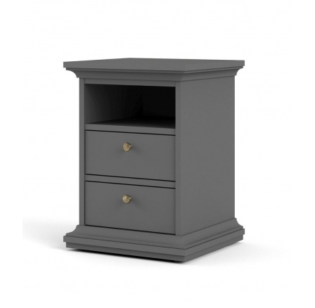 Noční stolek PROVENCE 302, Šedý mat Noční stolek PROVENCE 302, Šedý mat