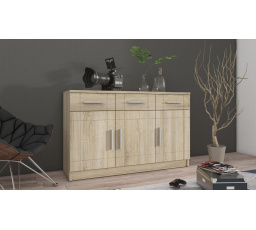 Komoda Parker 3D3S, dub sonoma