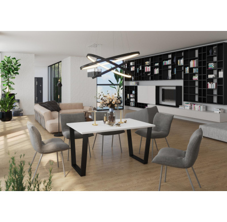 Jídelní stůl Cyril 67x138 bílý