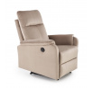 Elektricky polohovatelné křeslo CROCUS, Béžový Bluvel 40