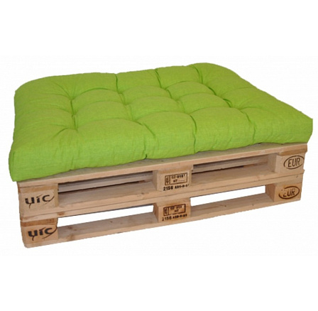 Sedák na paletu 120x80 světle zelený melír