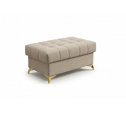 Pufa Dragonis / s úložným prostorem / zlaté nohy