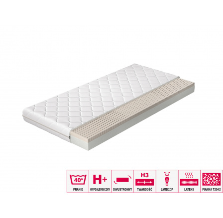 Latexová matrace Moska 180x200 Hypoalergenní potah Microfibre