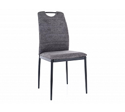 Jídelní židle RIP BREGO, Tmavě šedá 18/Černá