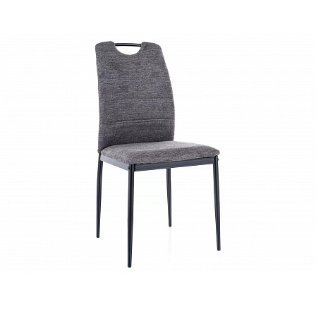 Jídelní židle RIP BREGO, Tmavě šedá 18/Černá