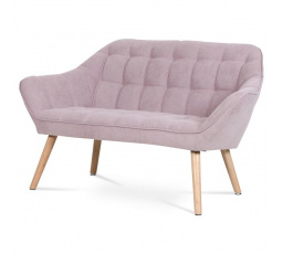 Dvoumístná pohovka, růžová, látka, AK-322 PINK2