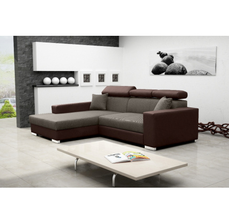 Rohová sedací souprava MEXICO DE LUX, inari 27 + soft 23, Levá Rohová sedací souprava MEXICO DE LUX, inari 27 + soft 23, Levá