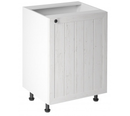 Kuchyňská dolní skřínka - PROWANSJA D601D - Pravá, Bílá/Borovice Andersen