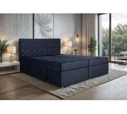 Postel Hortenzie 180x200, černá