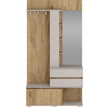 BAFRA předsíň zlatý dub / kašmír