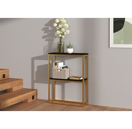 Konzole MASON Zlatá+Černá