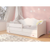 Postel s matrací EMKA Pink, White 160x80 White