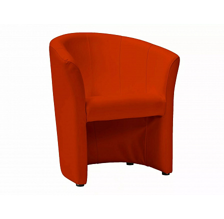 Křeslo TM-1, Červená ekokůže EK-6/Wenge Křeslo TM-1, Červená ekokůže EK-6/Wenge