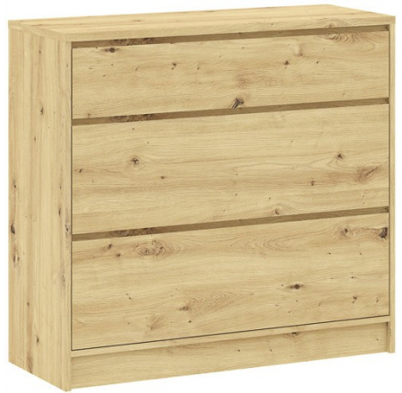 Komoda BASIT 3S, Dub Artisan