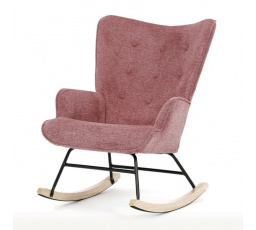 Houpací křeslo, růžová, látka, AK-373 PINK2