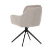Jídelní židle, béžová, látka, DCH-P3174 LAN2