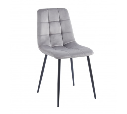 Židle velvet šedá K11-FX